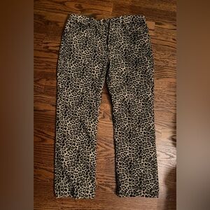 Zara - Leopard Pants - Women’s 10